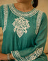 Rama Green – Dori Embroidered A-Line Suit Set